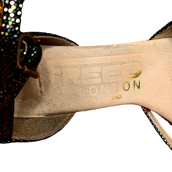 Salsa 💃🏻 Sandal, Freed of London, Glittery Gold 8M - Picture 6 of 11